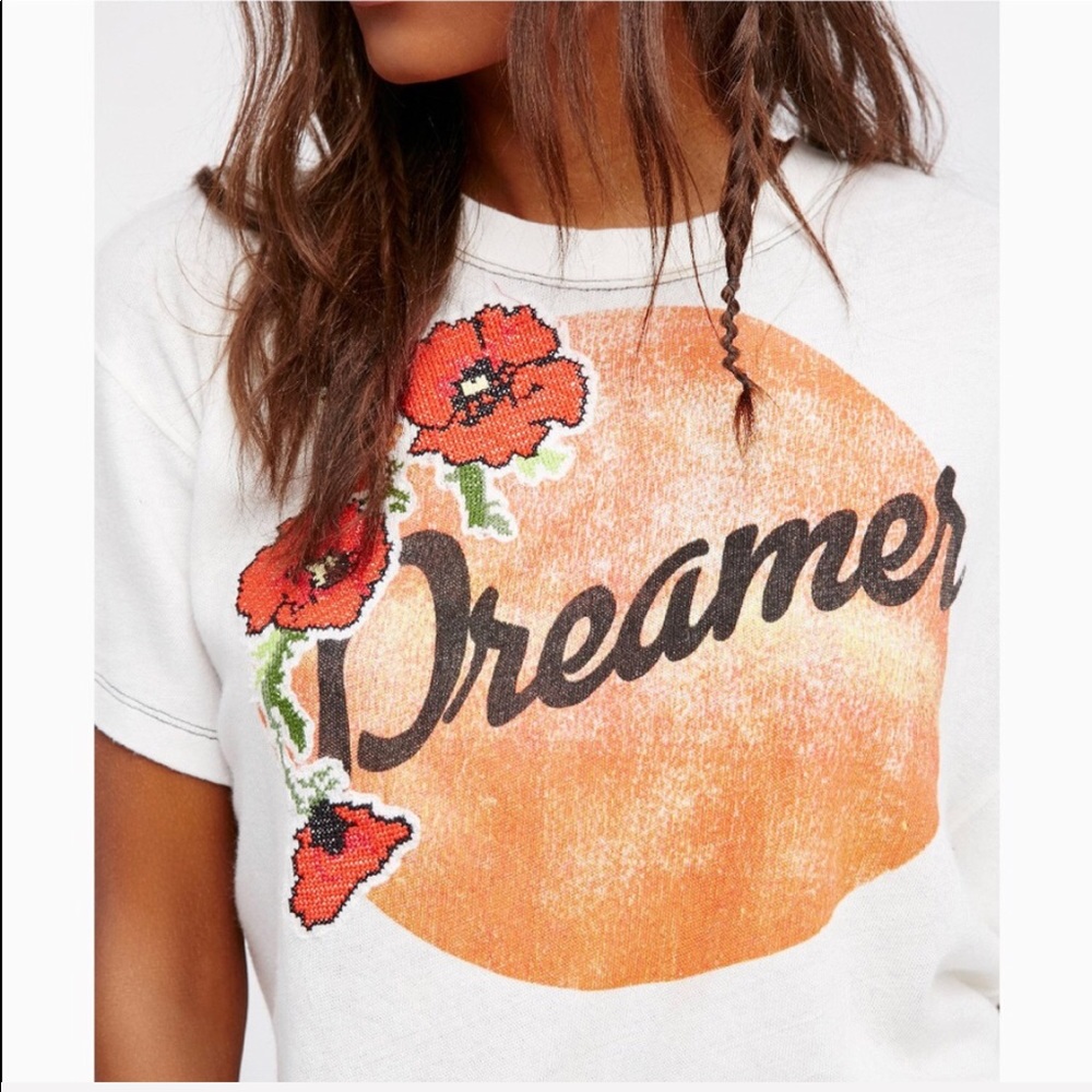 FREE PEOPLE DREAMER TEE - Picture 2 of 4
